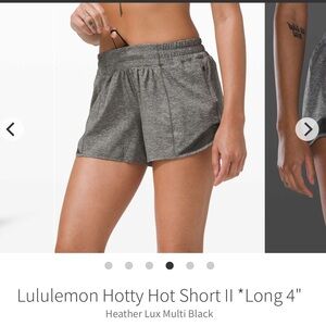 Lululemon hotty hot shorts